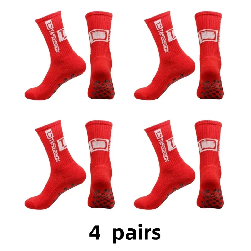 1/4/10/20 pair of football socks men's sports socks mid-calf socks silicone non-slip dot socks basketball yoga socks for women
