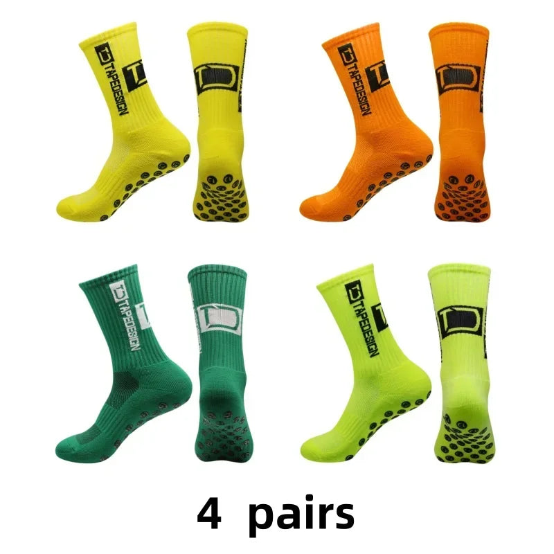 1/4/10/20 pair of football socks men's sports socks mid-calf socks silicone non-slip dot socks basketball yoga socks for women