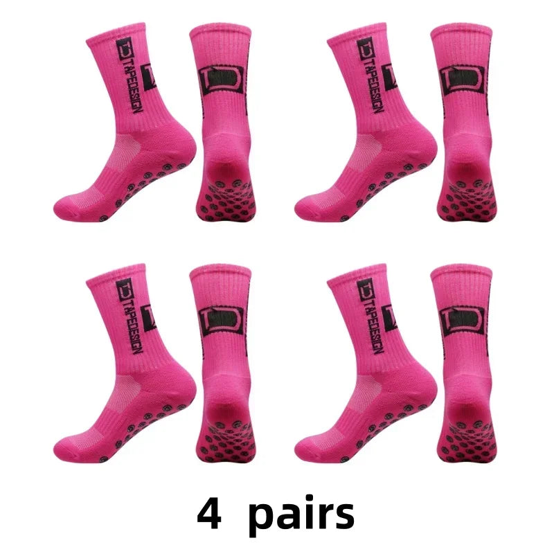 1/4/10/20 pair of football socks men's sports socks mid-calf socks silicone non-slip dot socks basketball yoga socks for women