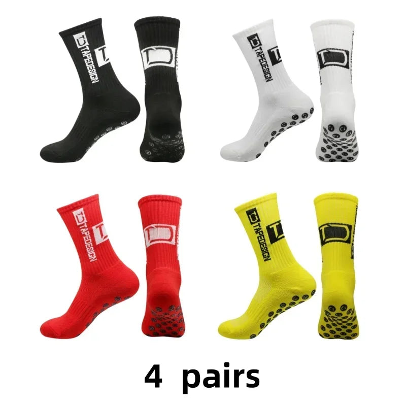 1/4/10/20 pair of football socks men's sports socks mid-calf socks silicone non-slip dot socks basketball yoga socks for women