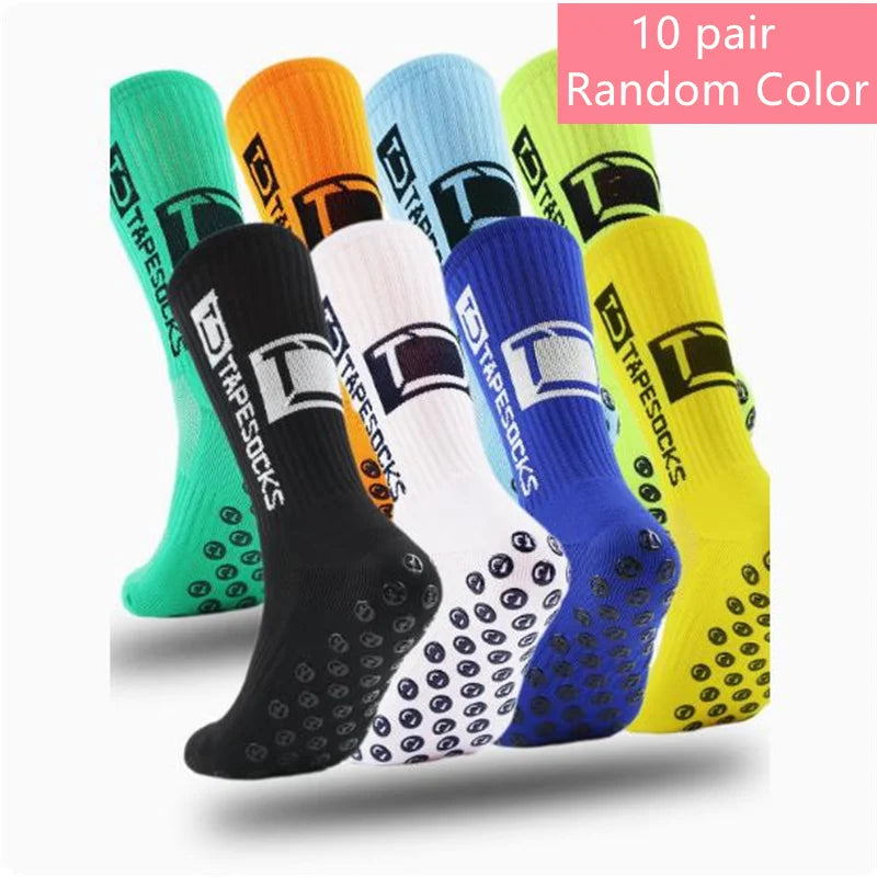 1/4/10/20 pair of football socks men's sports socks mid-calf socks silicone non-slip dot socks basketball yoga socks for women