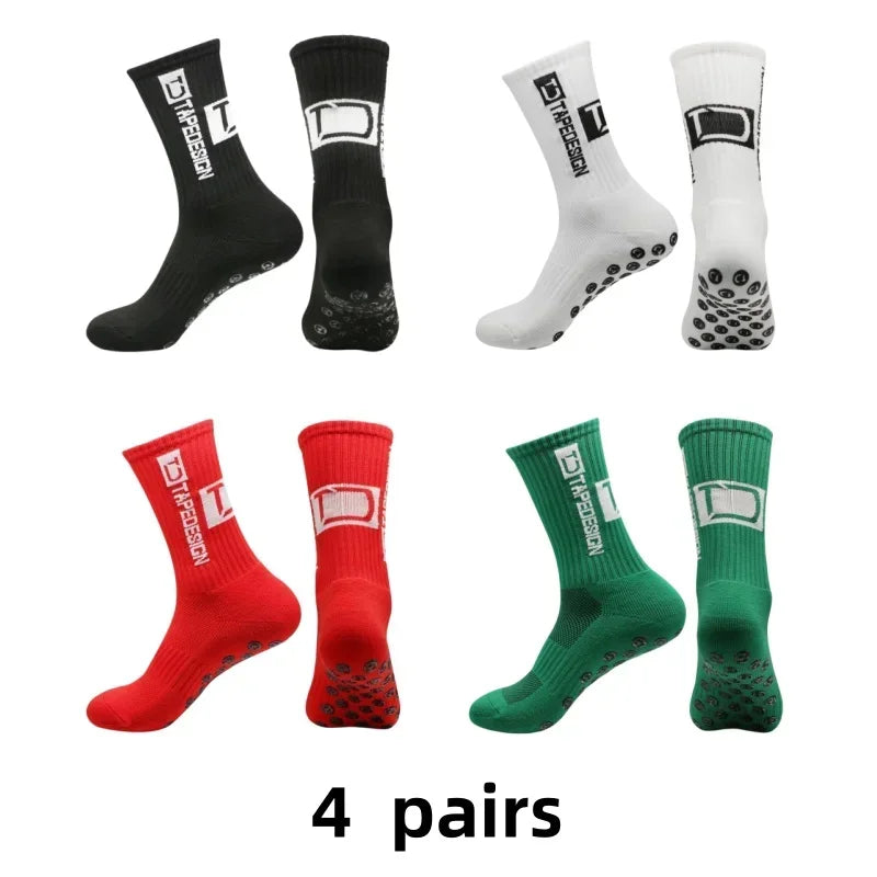 1/4/10/20 pair of football socks men's sports socks mid-calf socks silicone non-slip dot socks basketball yoga socks for women