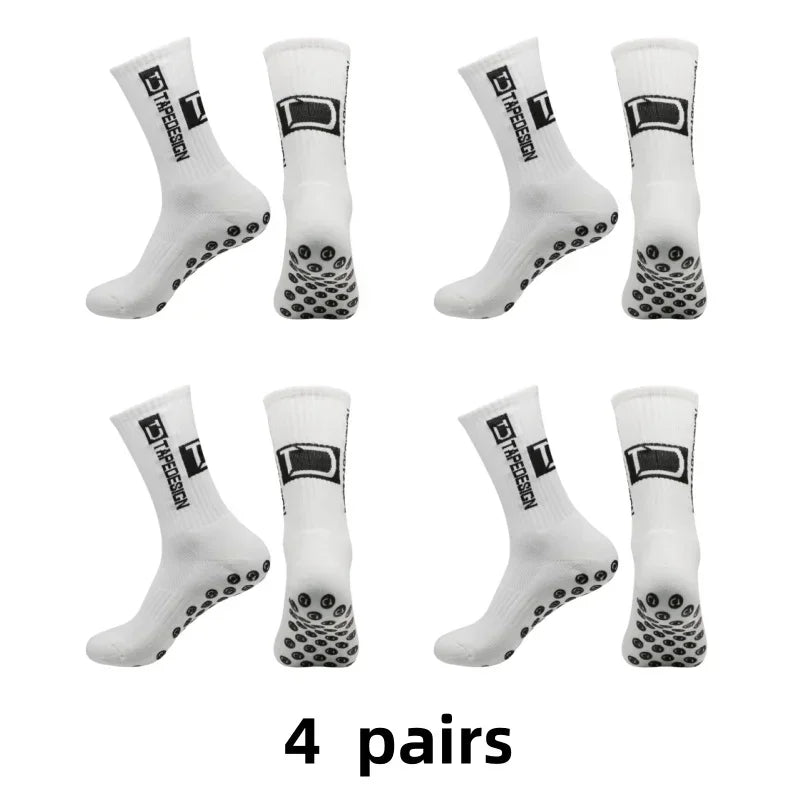 1/4/10/20 pair of football socks men's sports socks mid-calf socks silicone non-slip dot socks basketball yoga socks for women