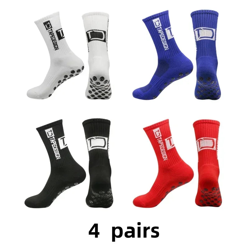1/4/10/20 pair of football socks men's sports socks mid-calf socks silicone non-slip dot socks basketball yoga socks for women