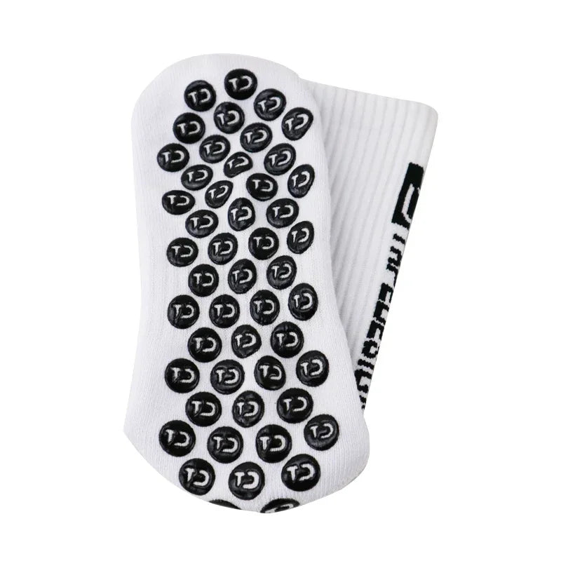 Professional Anti-slip Football Socks Men Women Non-slip Soccer Basketball Tennis Sport Socks Grip Cycling Riding Socks 1 Pair