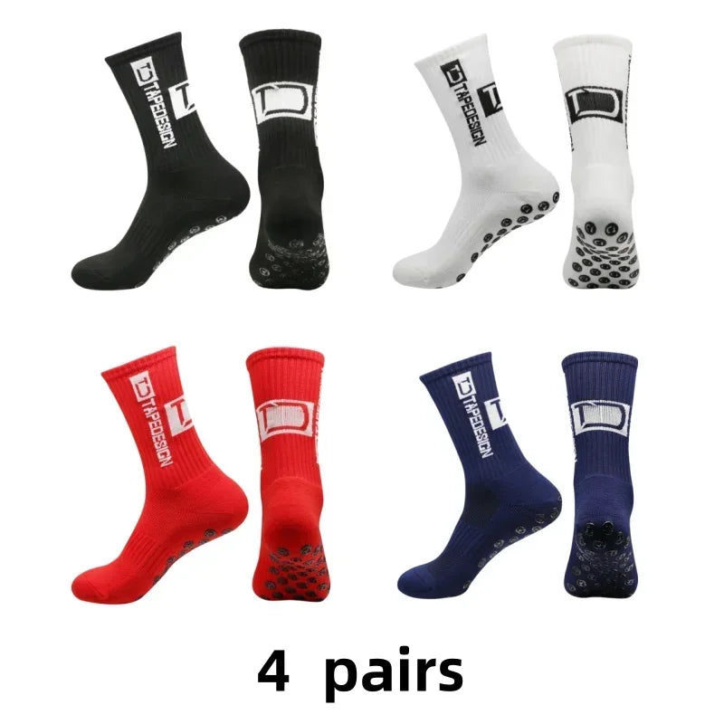 1/4/10/20 pair of football socks men's sports socks mid-calf socks silicone non-slip dot socks basketball yoga socks for women