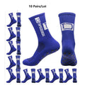 1/4/10/20 pair of football socks men's sports socks mid-calf socks silicone non-slip dot socks basketball yoga socks for women