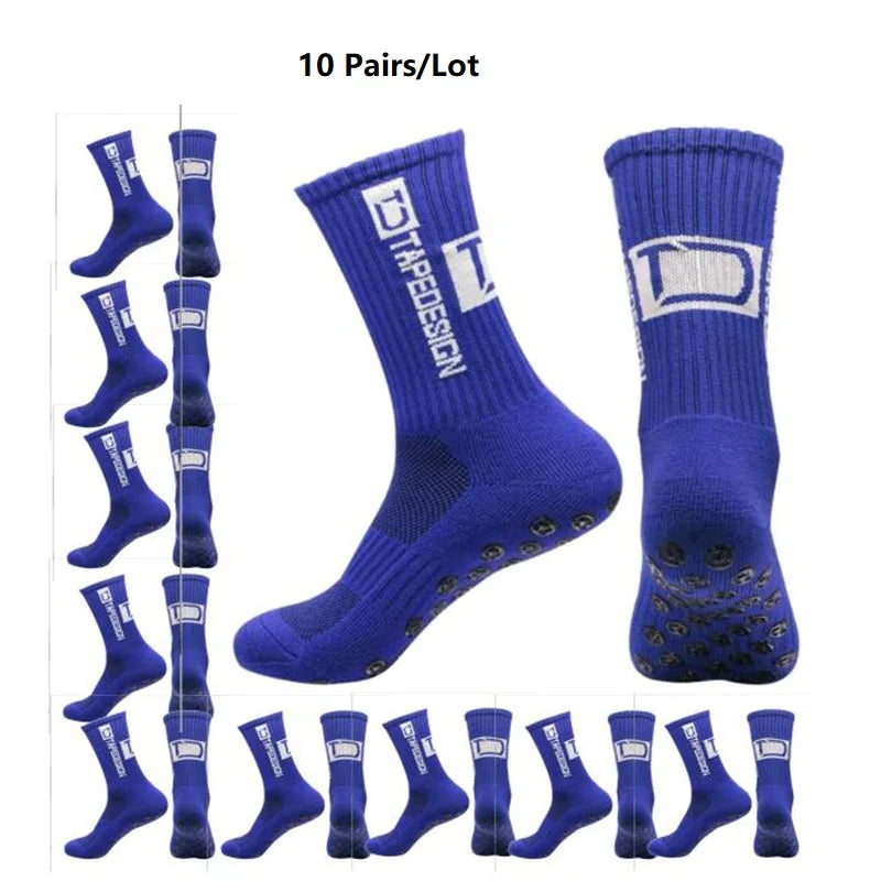 1/4/10/20 pair of football socks men's sports socks mid-calf socks silicone non-slip dot socks basketball yoga socks for women