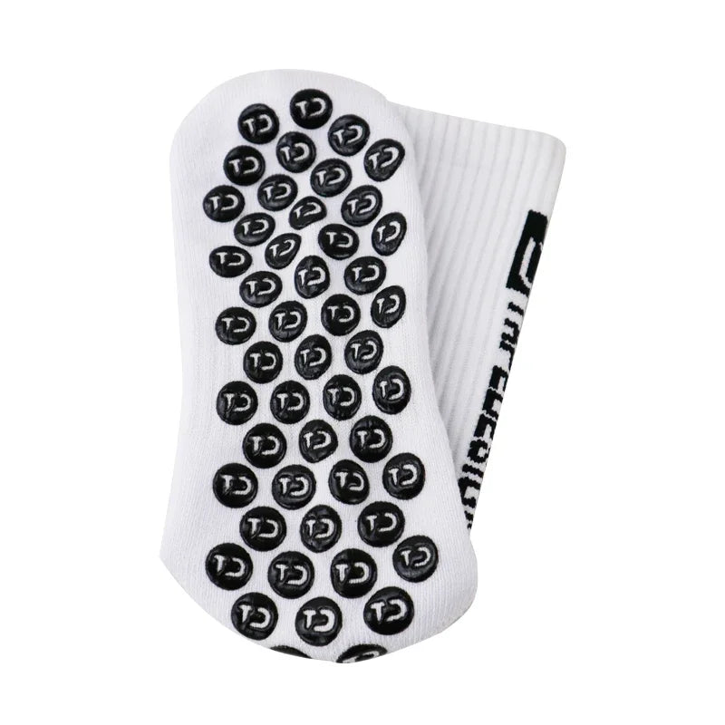 Professional Anti-slip Football Socks Men Women Non-slip Soccer Basketball Tennis Sport Socks Grip Cycling Riding Socks 1 Pair