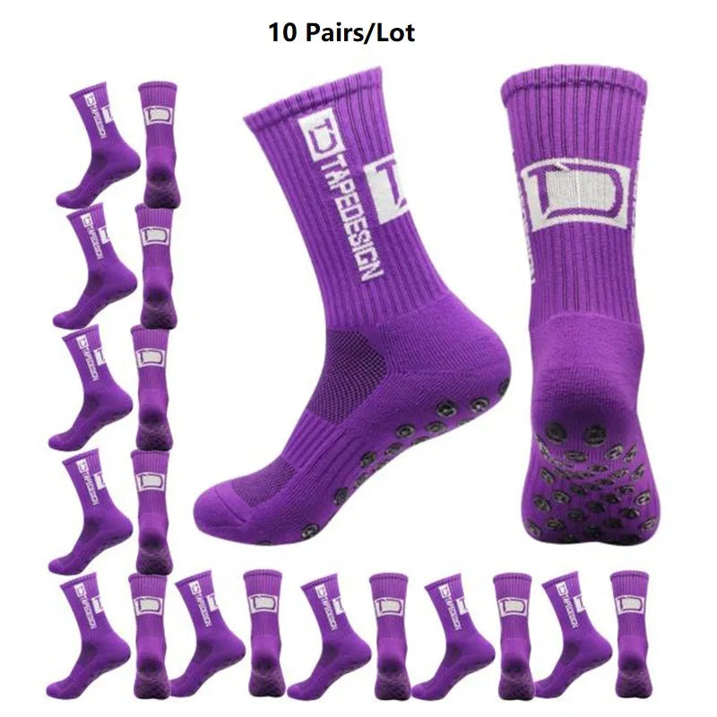 1/4/10/20 pair of football socks men's sports socks mid-calf socks silicone non-slip dot socks basketball yoga socks for women