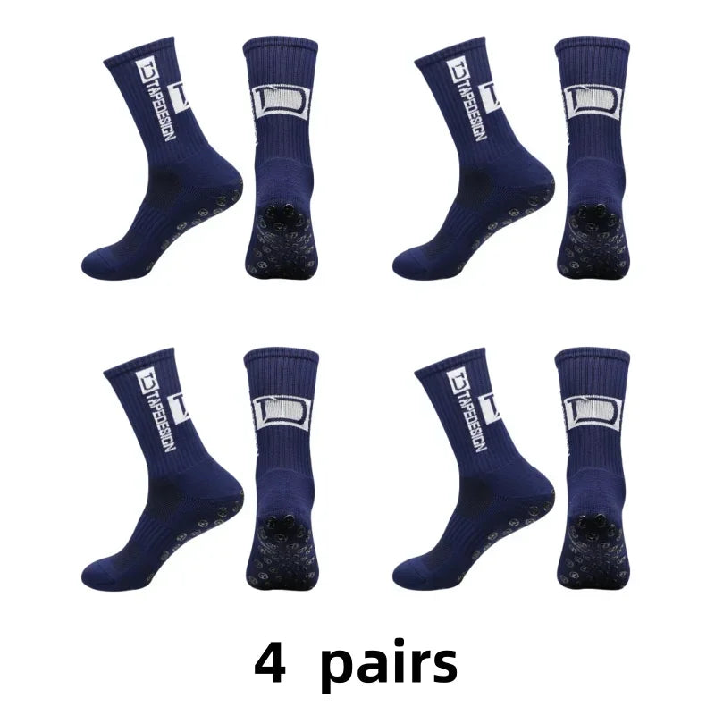 1/4/10/20 pair of football socks men's sports socks mid-calf socks silicone non-slip dot socks basketball yoga socks for women